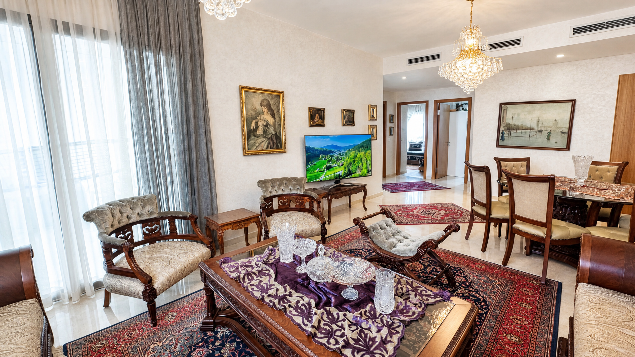 Appartement meublé à louer de 99 m² — 2