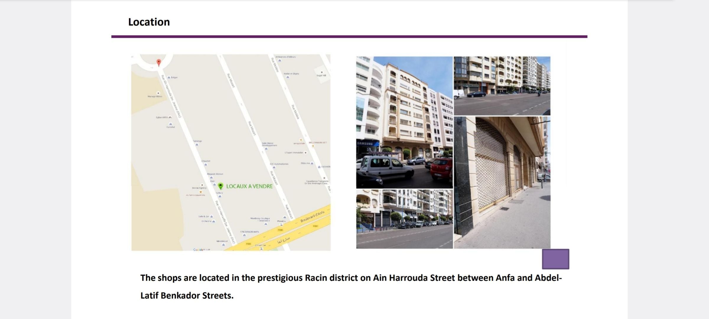 Local commercial — Casablanca — 5