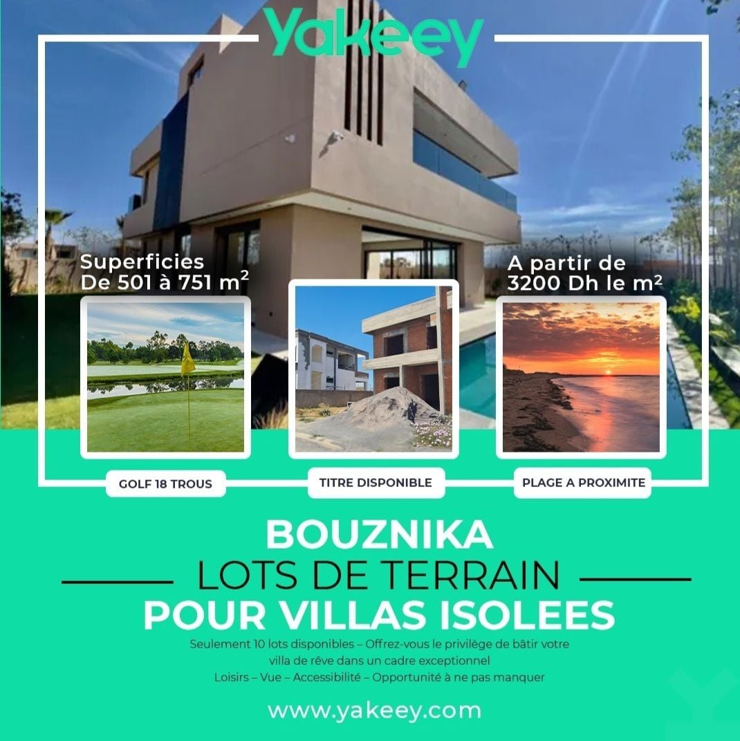 Terrain 501 m² f Bouznika Bay — 13