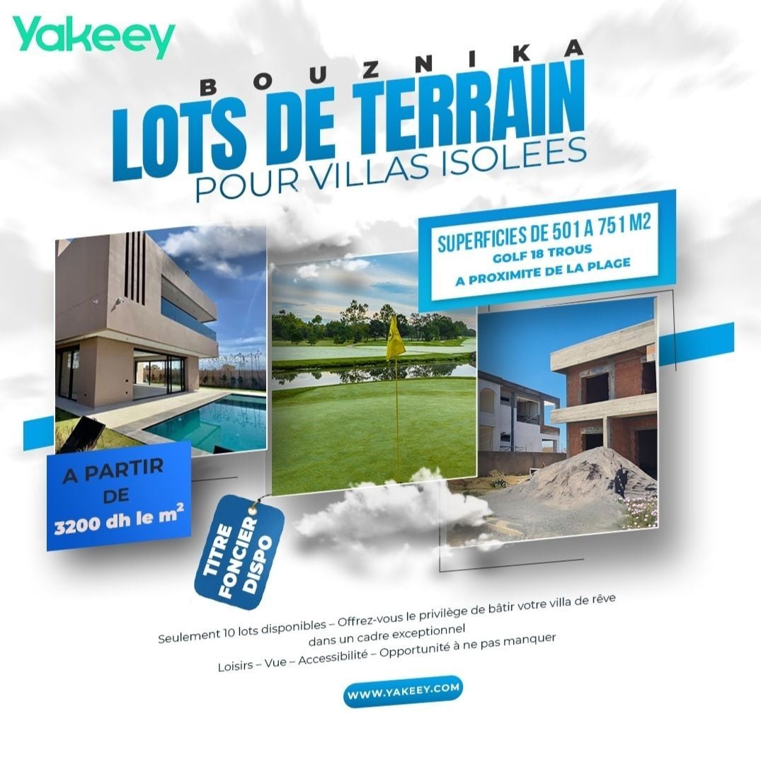 Terrain 501 m² f Bouznika Bay — 14