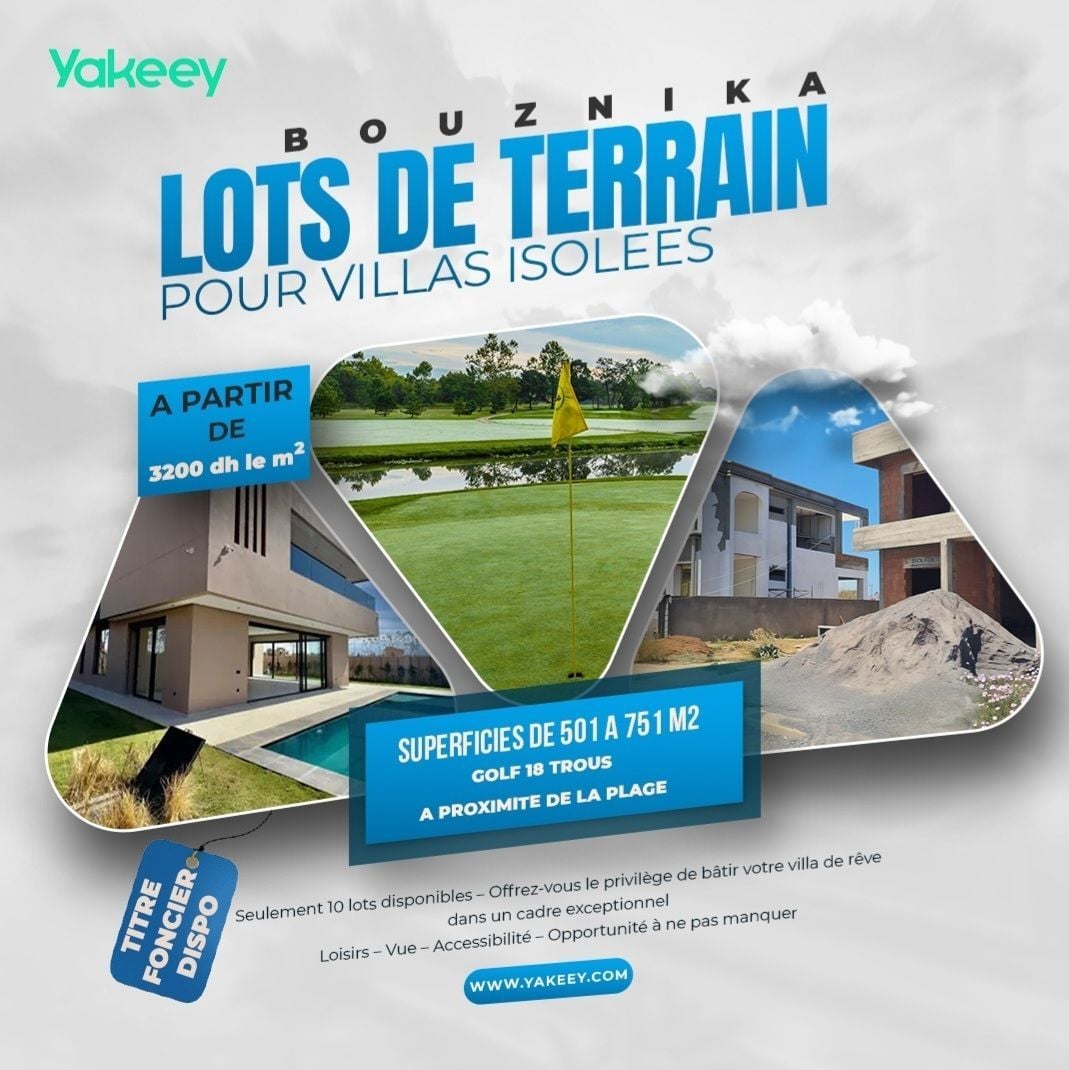 Terrain 501 m² f Bouznika Bay — 10